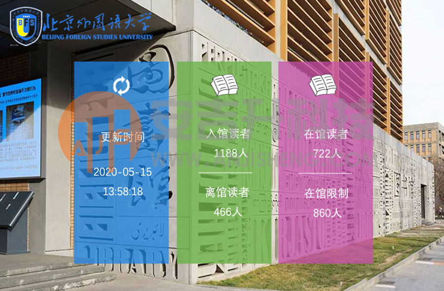 北京外国语大学采用我司客流统计系统(图1) 北京外国语大学采用我司客流统计系统(图1)